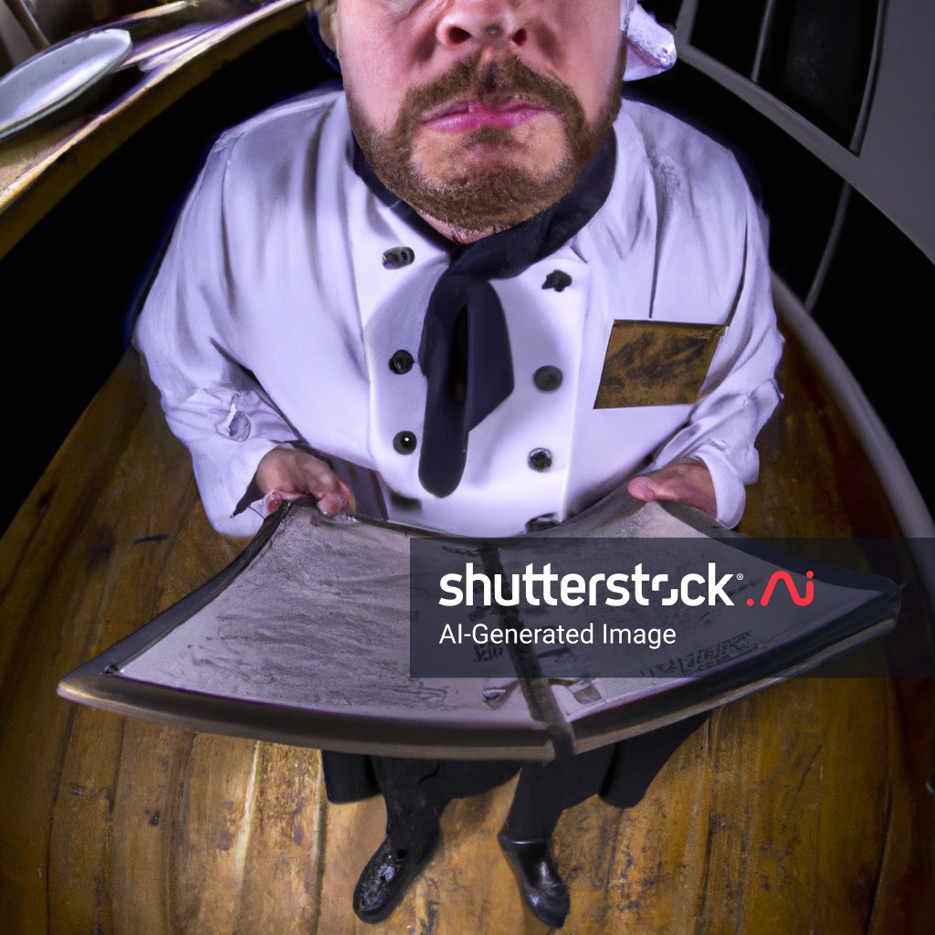 Photo of a-restaurant-with-order-list-and-busy-chef